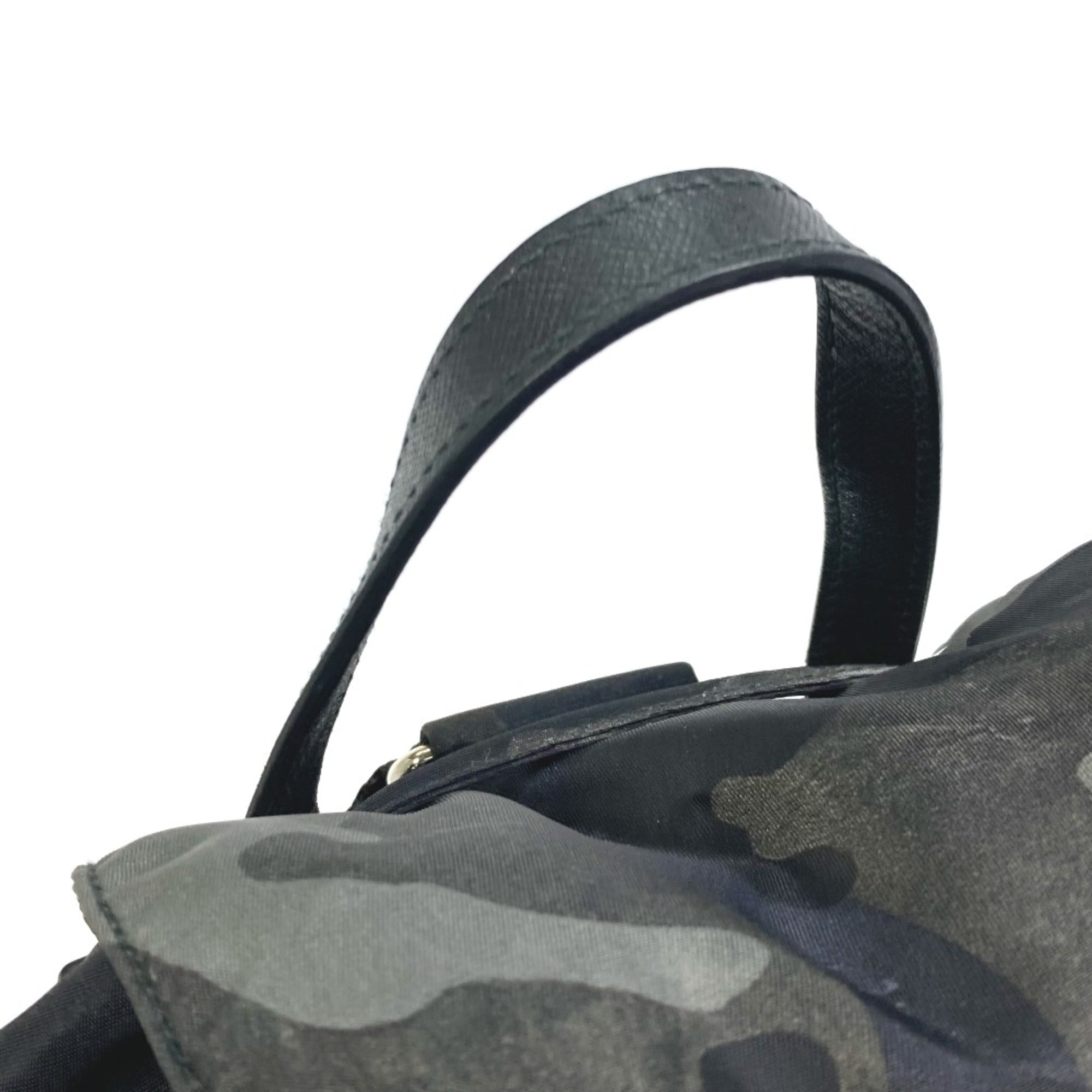 Prada Green Cloth Backpack