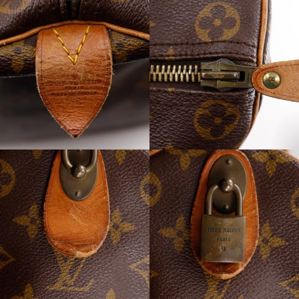 Louis Vuitton Brown Monogram Canvas Boston Bag