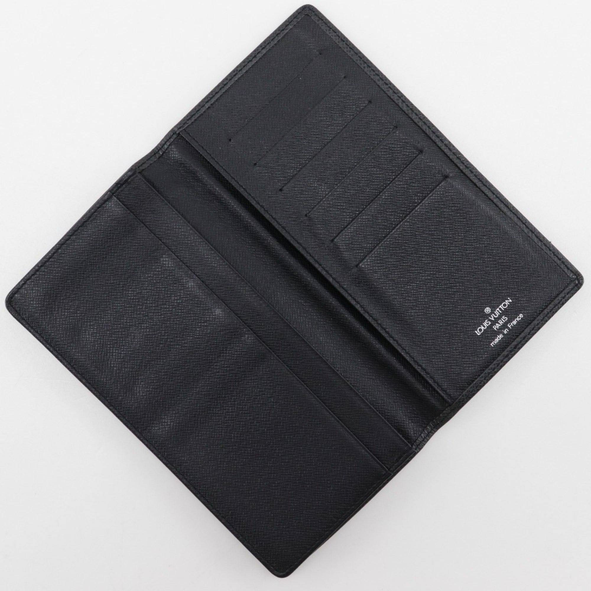 Louis Vuitton Ardoise Taiga Leather Long Bill Wallet