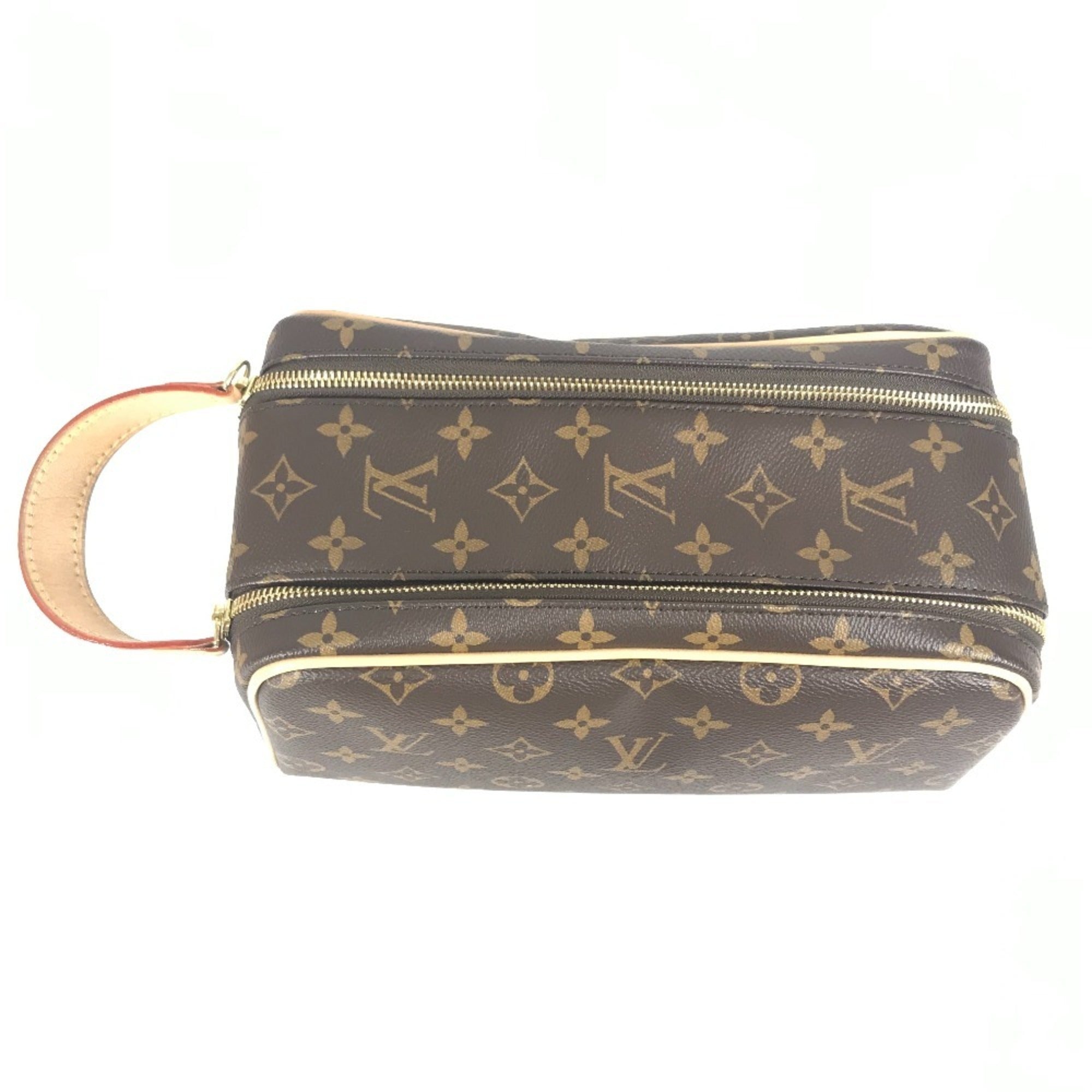 Louis Vuitton Brown Monogram Canvas Clutch Bag Pouch