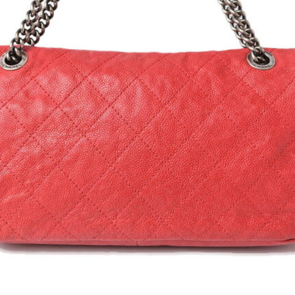 Chanel Red Color Caviar Leather Shoulder Bag