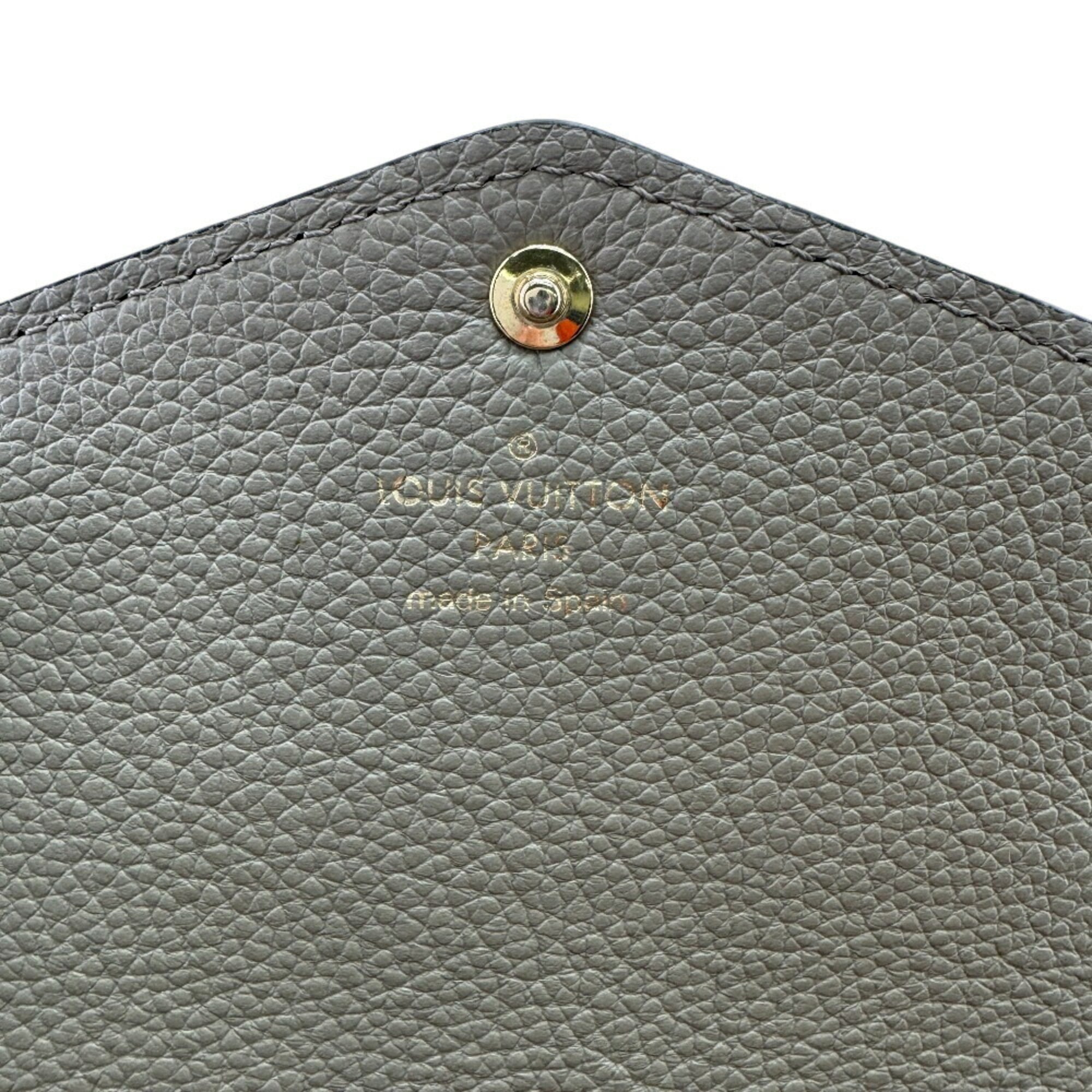 Louis Vuitton Beige Galle Monogram Empreinte Leather Long Wallet