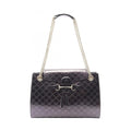 Gucci Purple Leather Handbag Shoulder Bag (Pre-Owned)