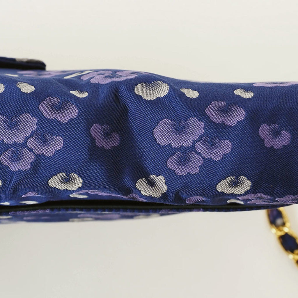Prada Navy Nylon Shoulder Bag