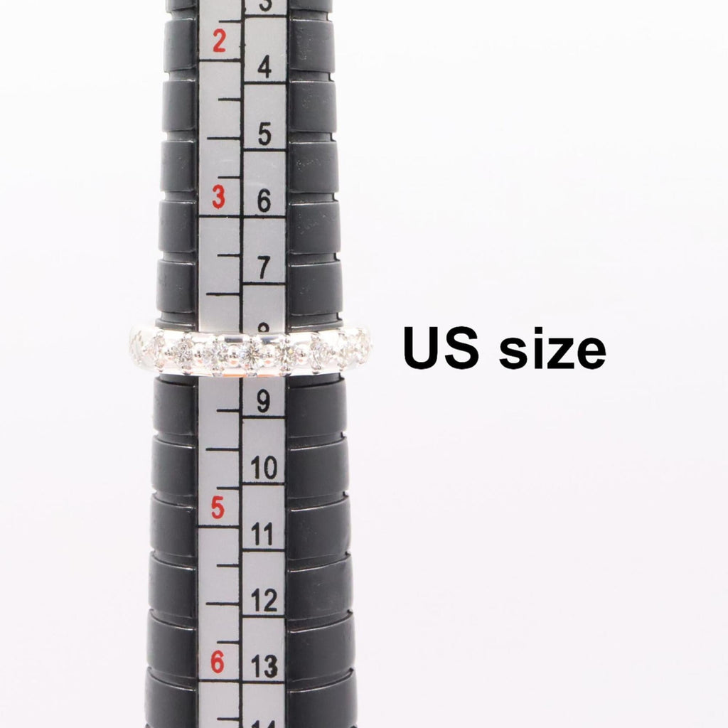 Gucci Silver Clear White Gold (18K) Band Ring (Pre-Owned)
