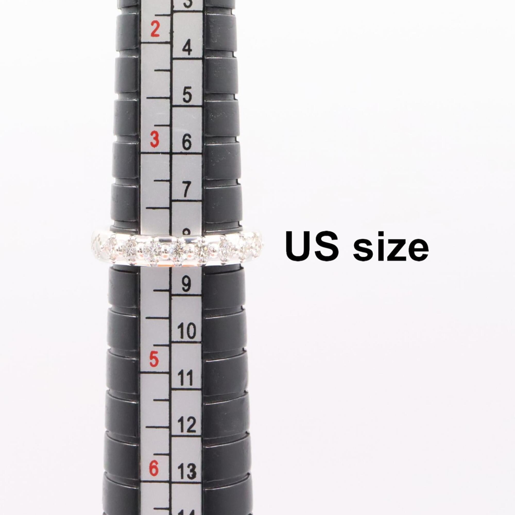Gucci Silver Clear White Gold (18K) Band Ring (Pre-Owned)