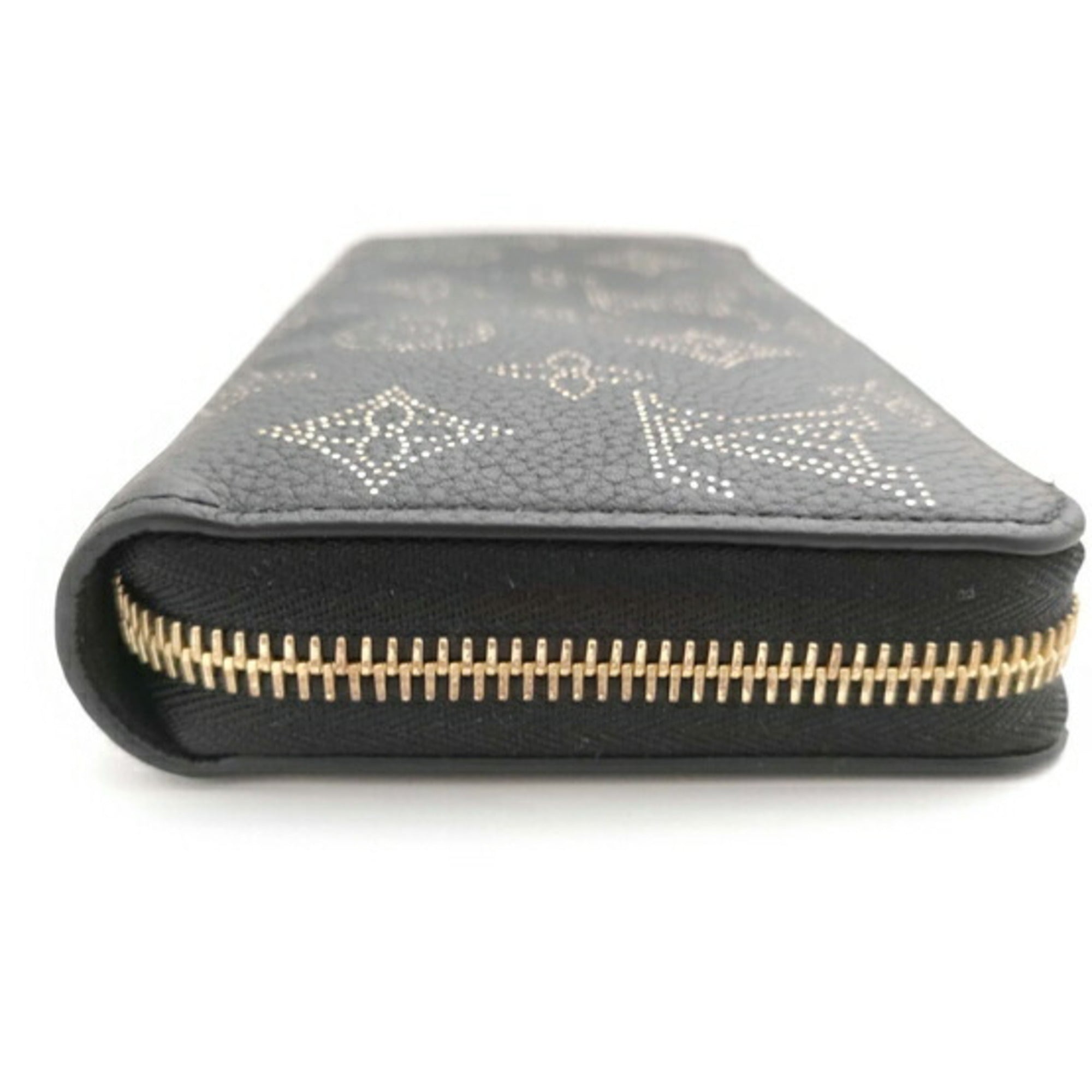 Louis Vuitton Black Leather Long Wallet