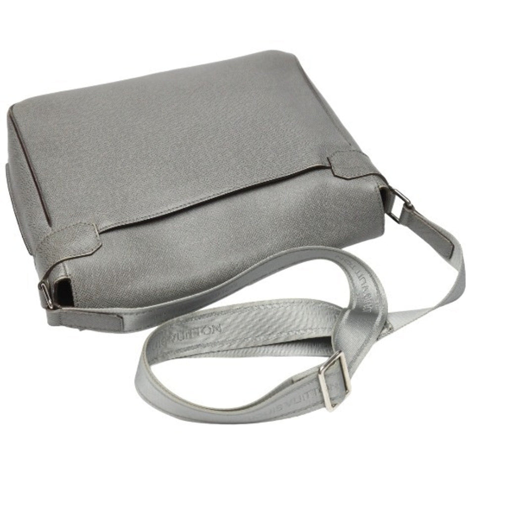 Louis Vuitton Gray Taiga Leather Shoulder Bag