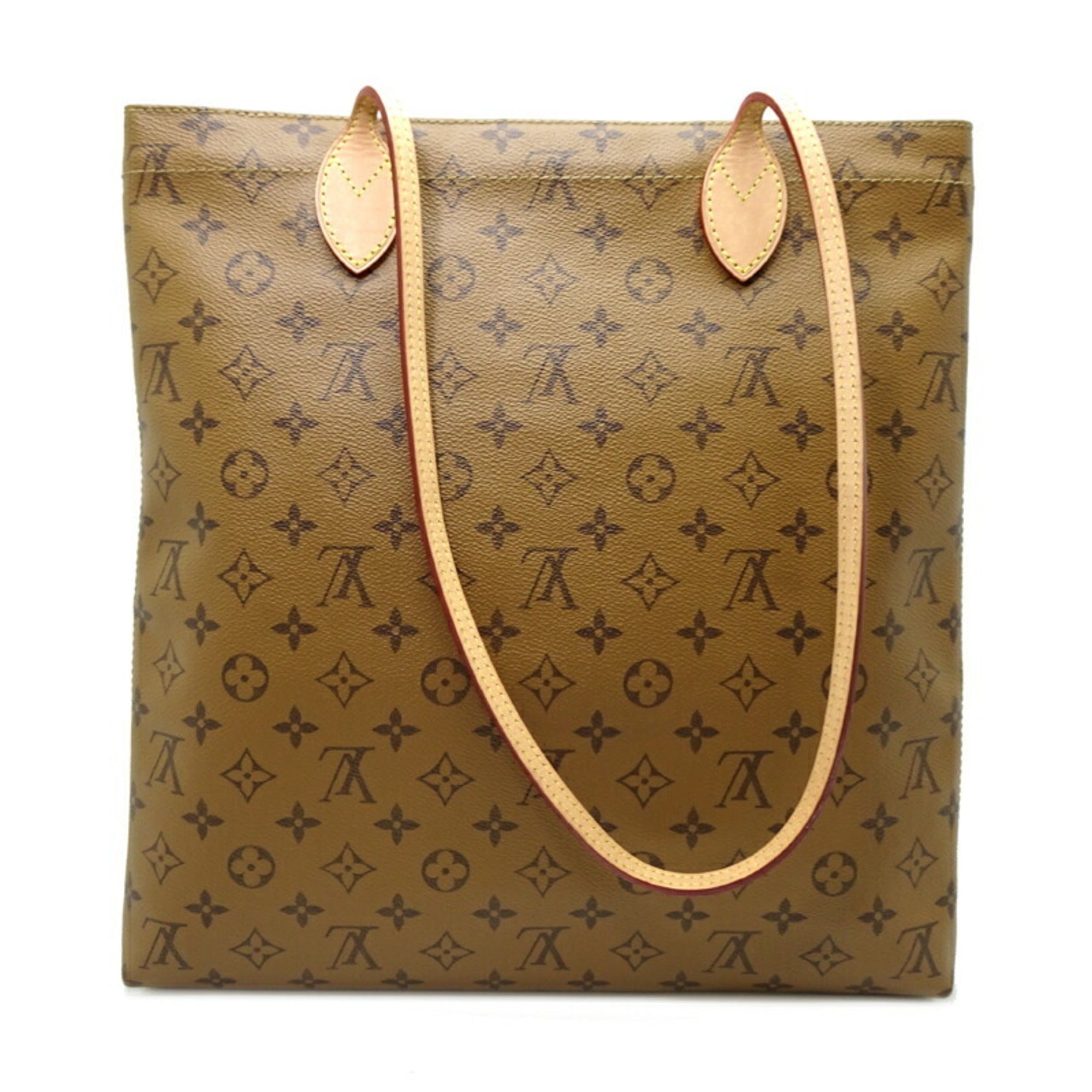 Louis Vuitton Brown Monogram Reverse Pouch Tote Bag