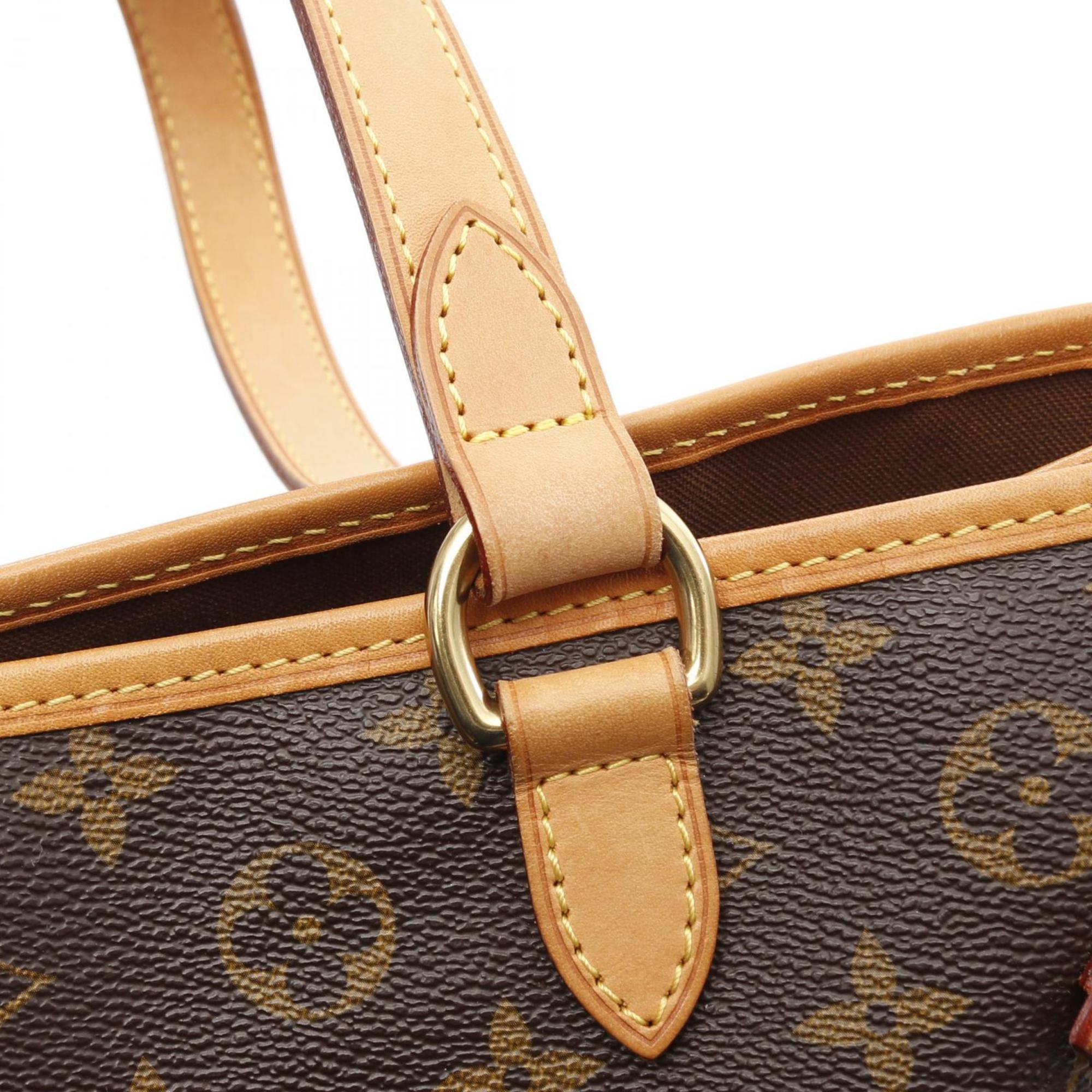 Louis Vuitton Brown Monogram Pvc Coated Canvas Leather Shoulder Bag