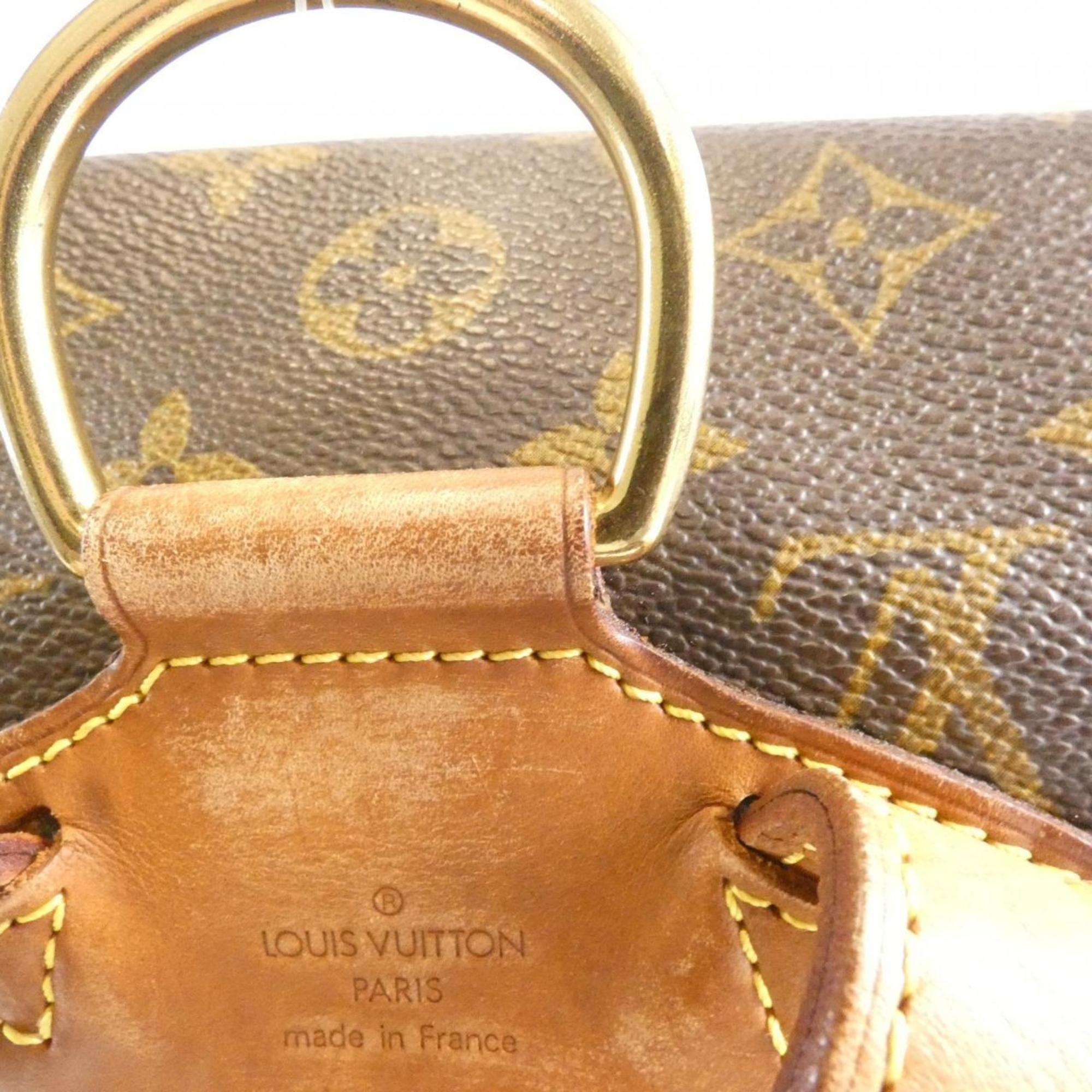 Louis Vuitton Marron Coated Canvas Backpack