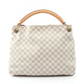 Louis Vuitton White Coated Canvas Leather Shoulder Bag
