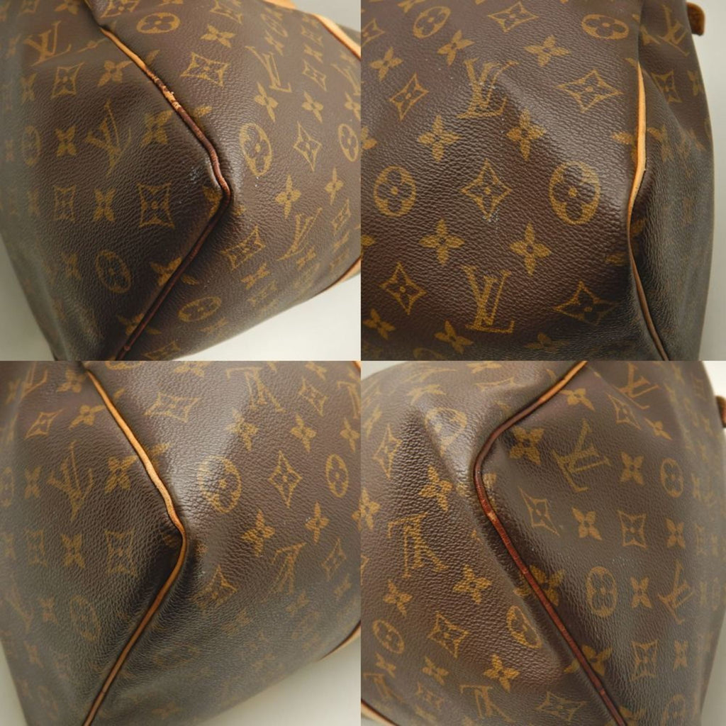 Louis Vuitton Monogram Brown Pvc Boston Bag