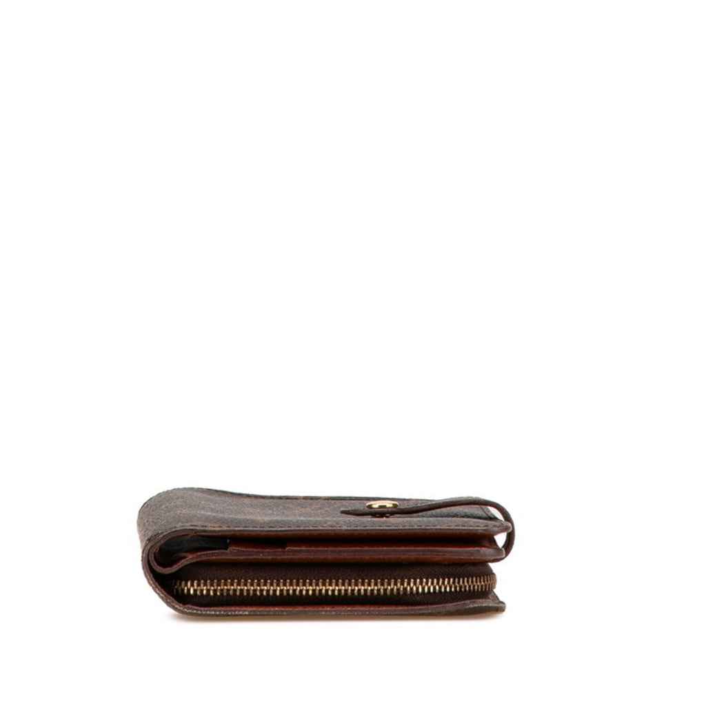 Louis Vuitton Brown Pvc Leather Wallet