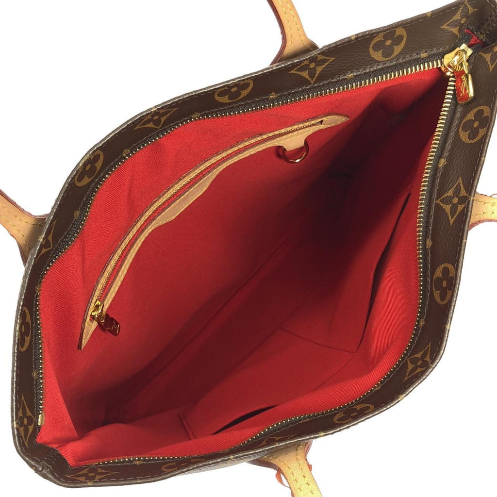 Louis Vuitton Marron Coated Canvas Handbag