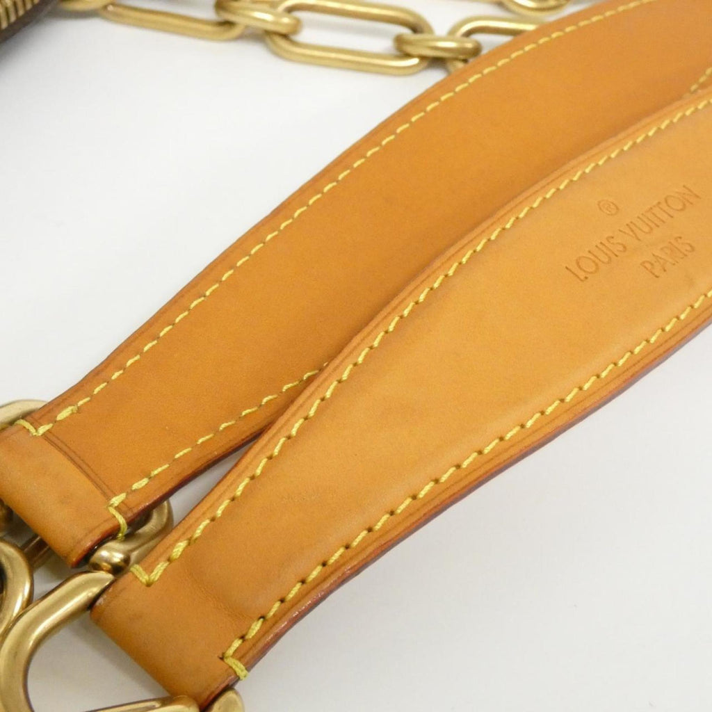 Louis Vuitton Marron Coated Canvas Handbag Shoulder Bag