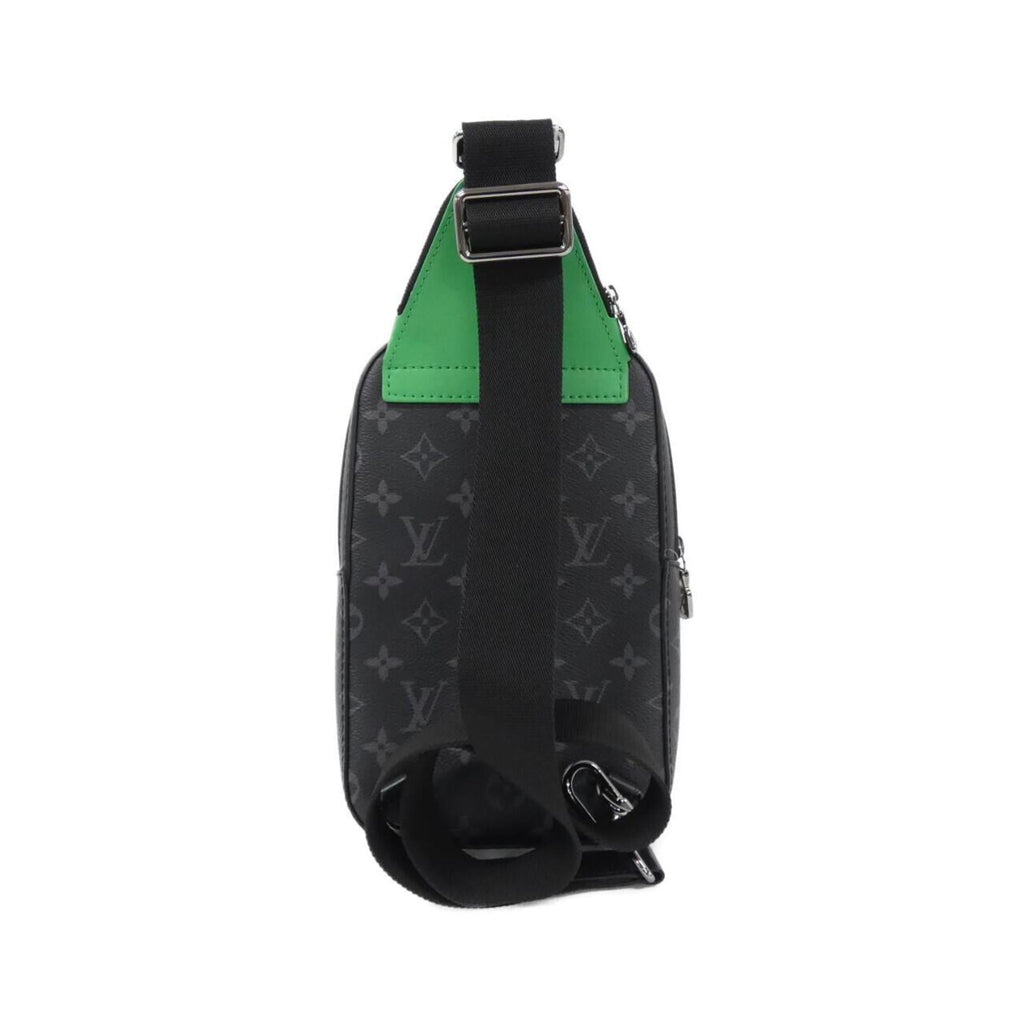 Louis Vuitton Monogram Eclipse Black Green Coated Canvas Handbag