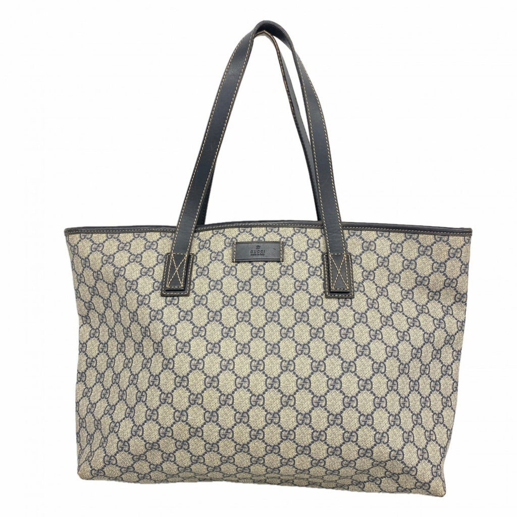 Gucci Navy Pvc Tote Bag (Pre-Owned)