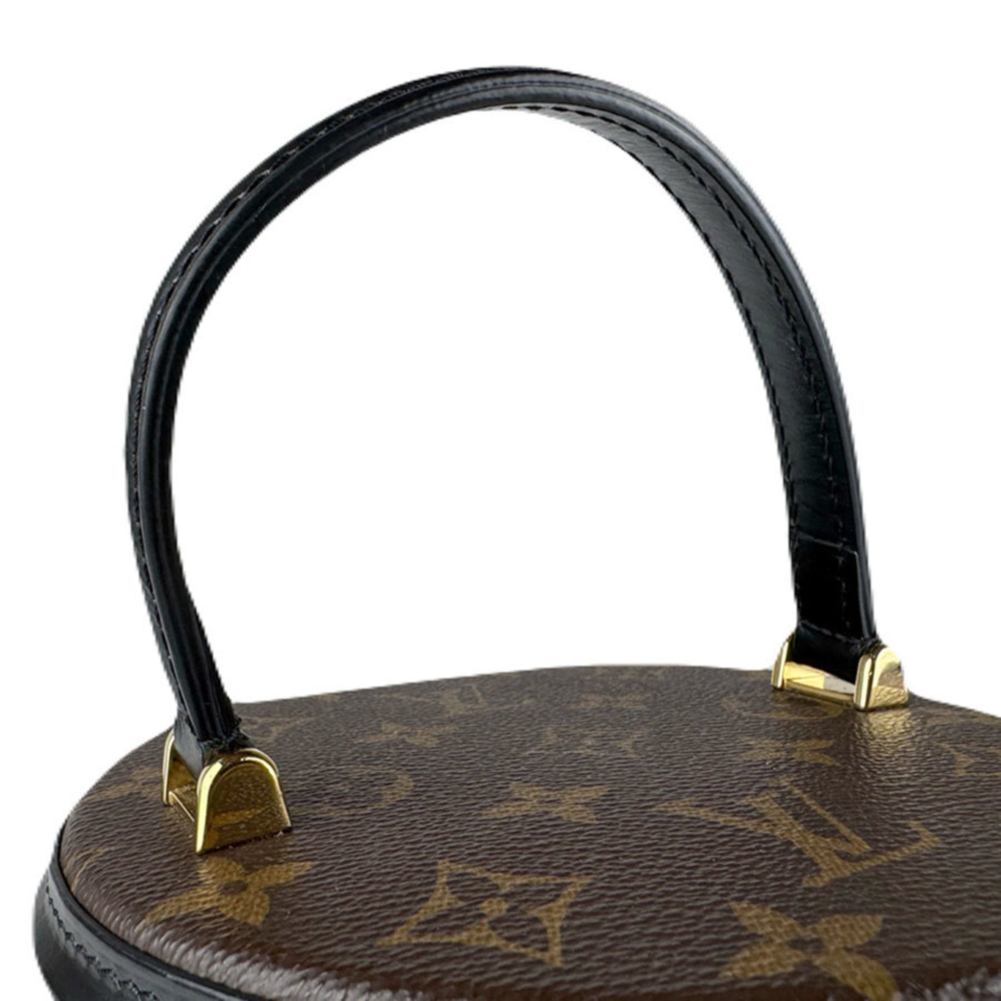 Louis Vuitton Black Brown Monogram Reverse Monogram Reverse Handbag Shoulder Bag
