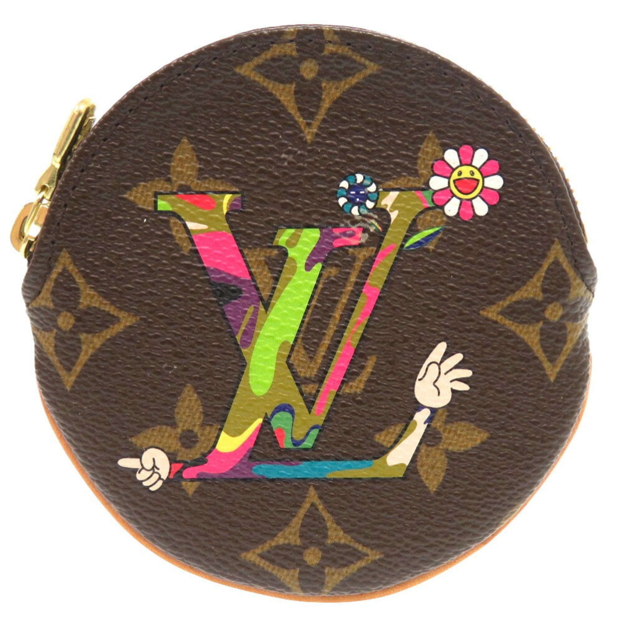 Louis Vuitton Brown Monogram Coin Purse/Coin Case