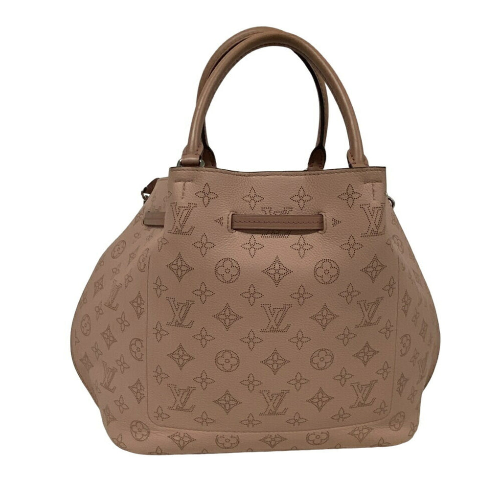 Louis Vuitton Mahina Pink Leather Handbag