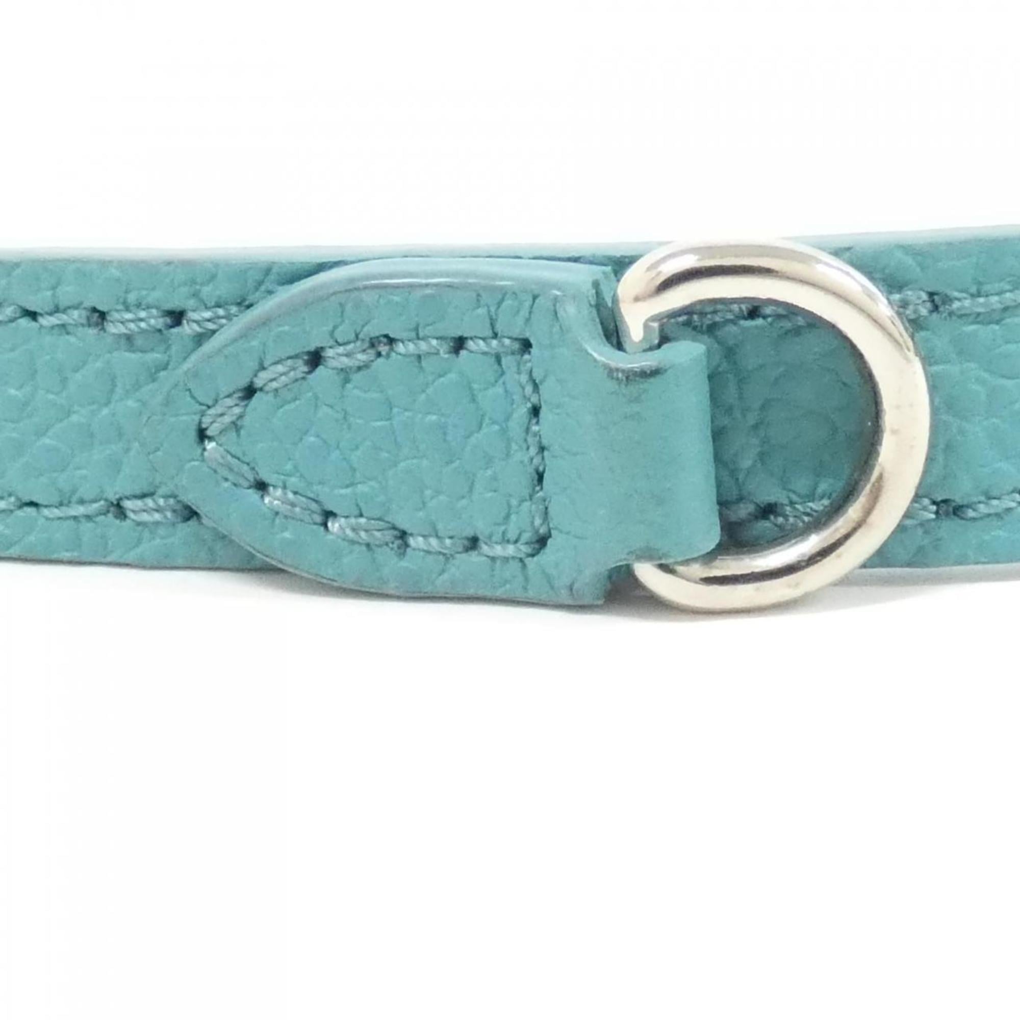 Louis Vuitton Turquoise Leather Handbag