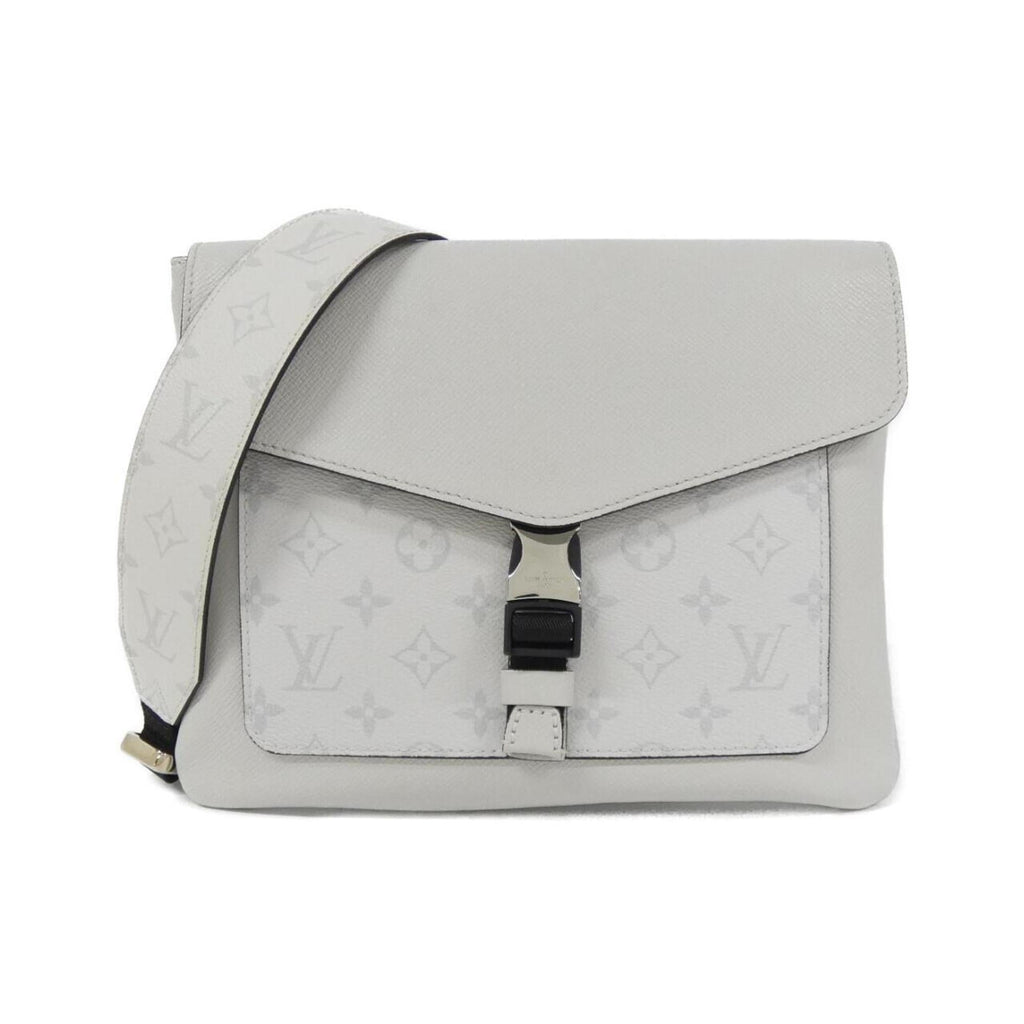 Louis Vuitton Taigarama White Coated Canvas Shoulder Bag