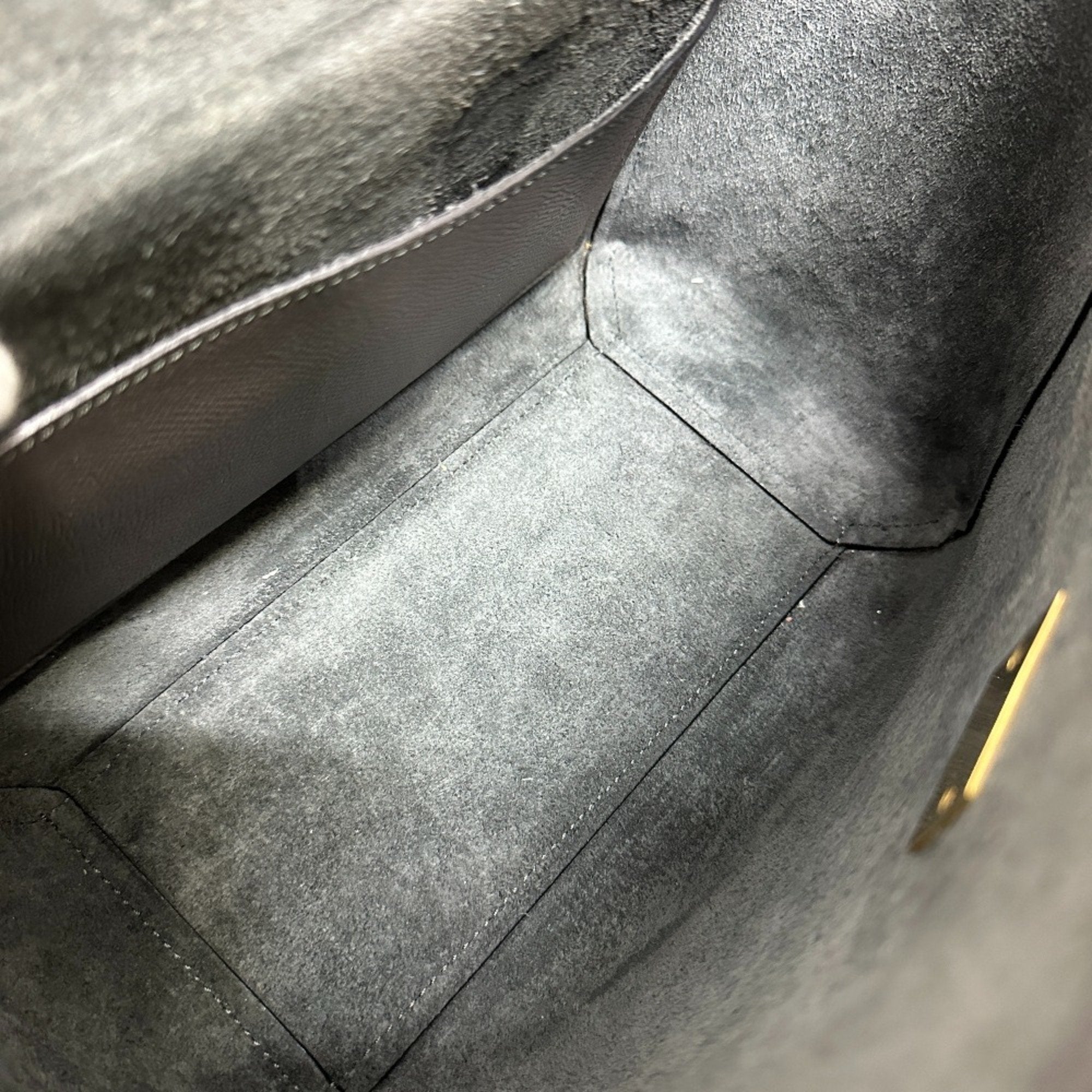 Celine Gray Leather Handbag