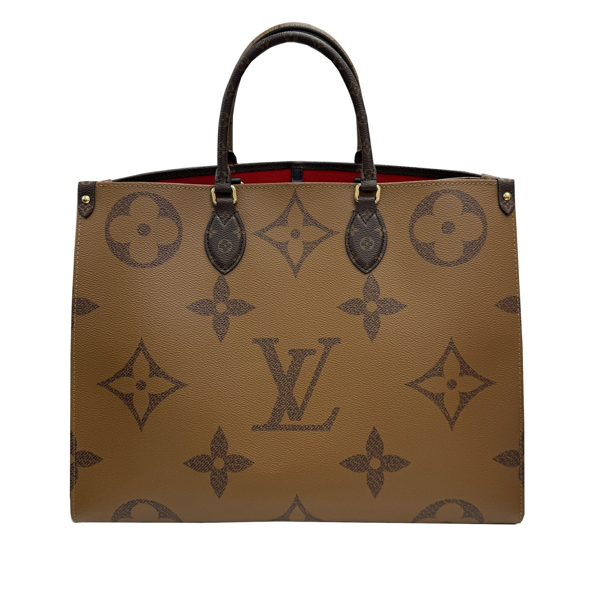Louis Vuitton Brown Monogram Monogram Reverse Monogram Monogram Reverse Tote Bag