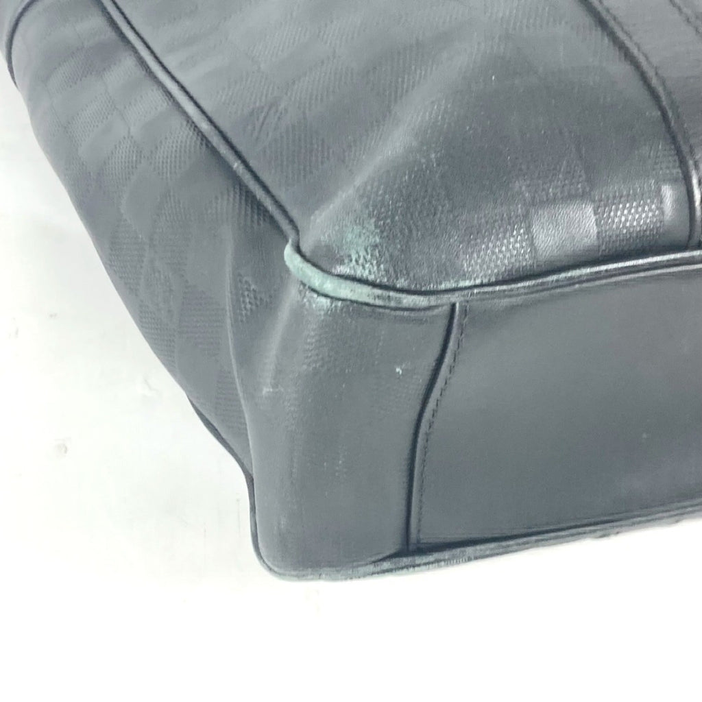 Louis Vuitton Black Galle Onyx Damier Infini Shoulder Bag Tote Bag