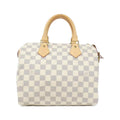 Louis Vuitton Azur Coated Canvas Boston Bag