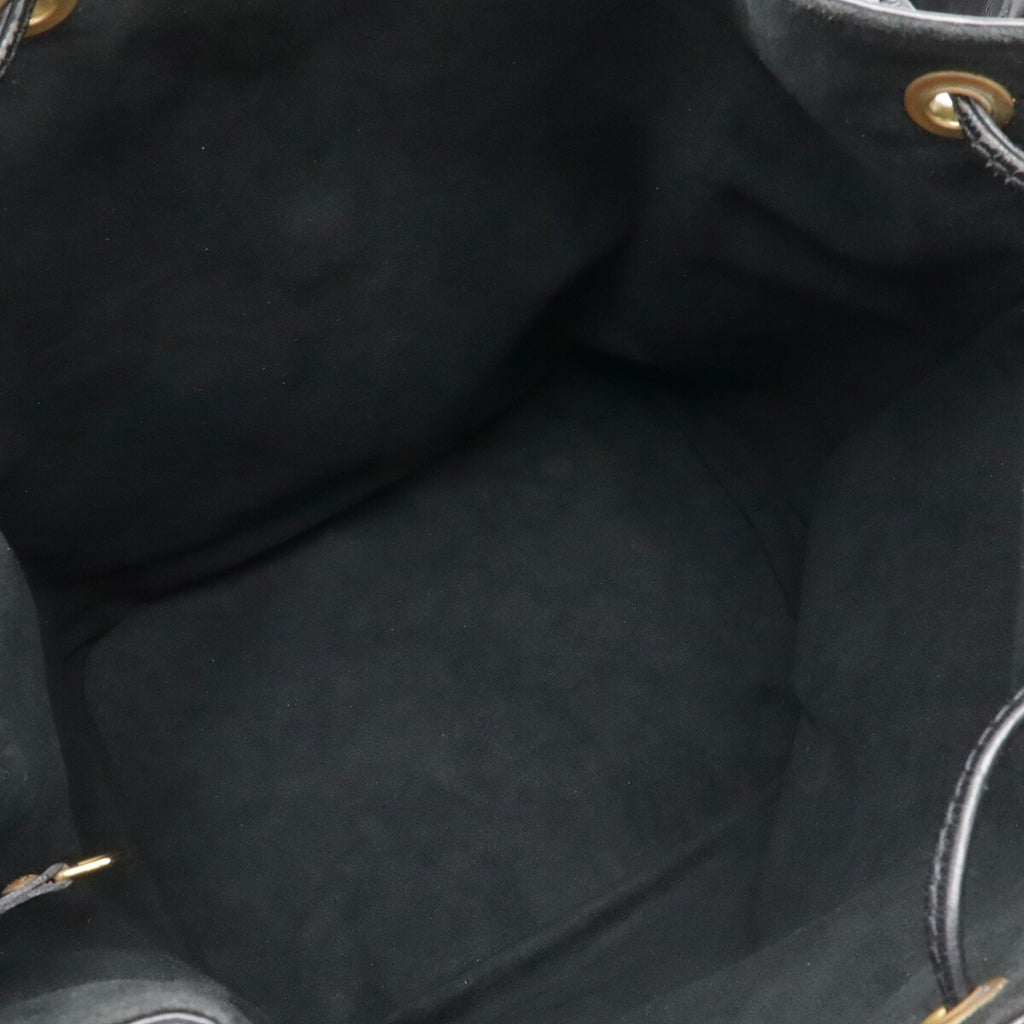 Louis Vuitton Black Noir Epi Leather Shoulder Bag