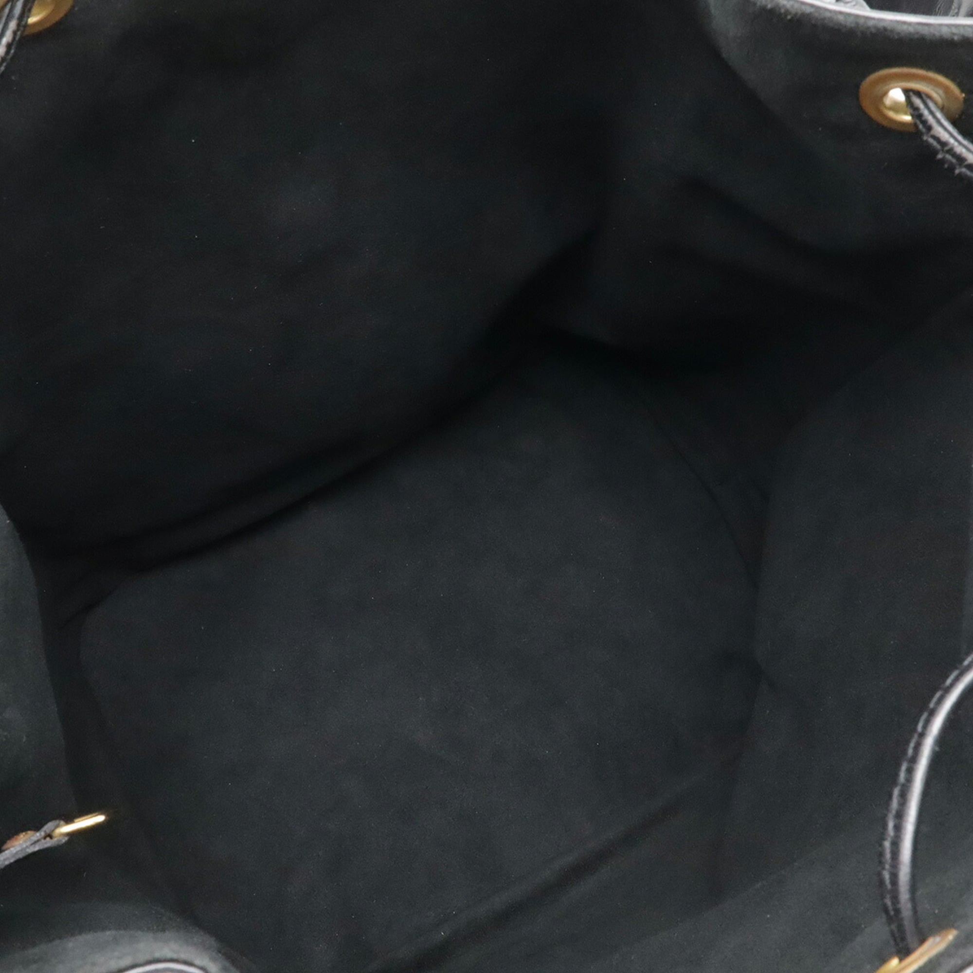 Louis Vuitton Black Noir Epi Leather Shoulder Bag