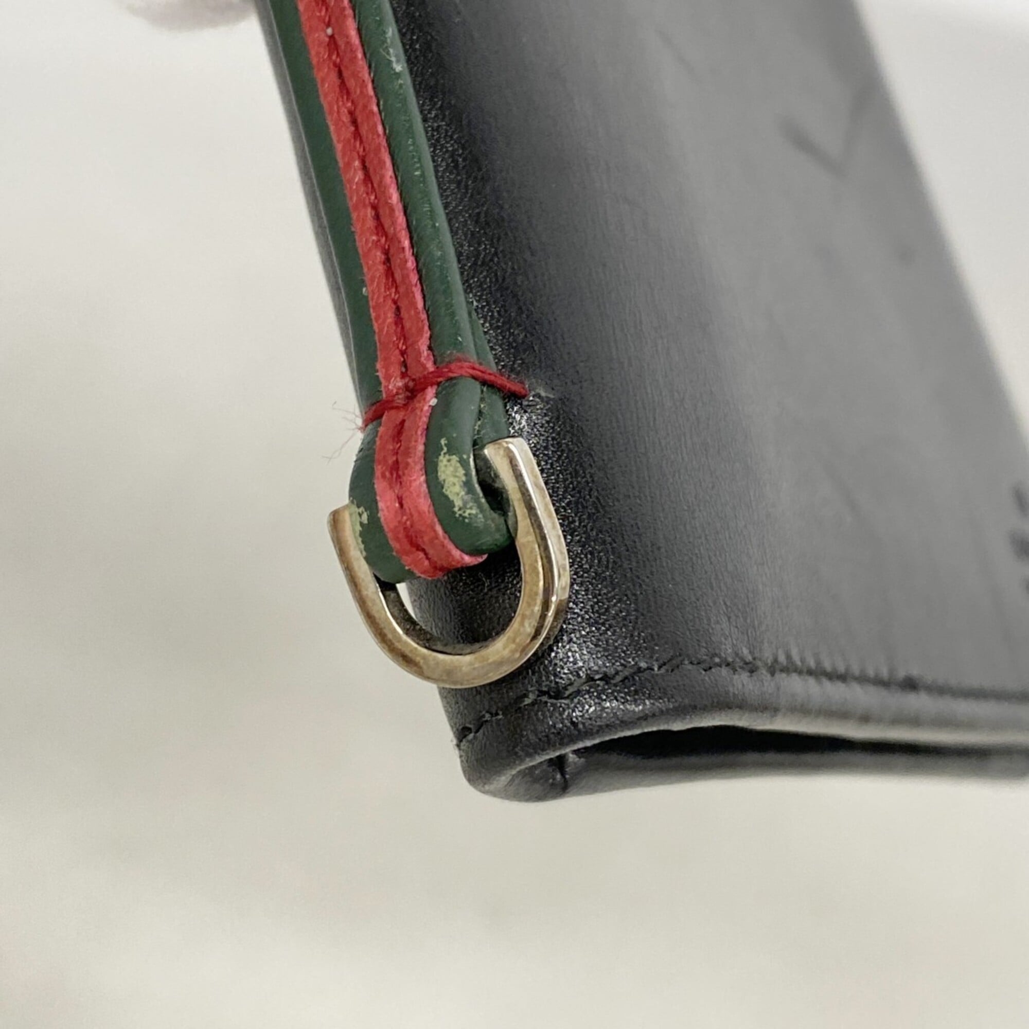 Gucci Black Leather Long Bill Wallet (Bi-Fold) (Pre-Owned)