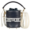 Christian Dior Black Leather Handbag Shoulder Bag (Pre-Owned)
