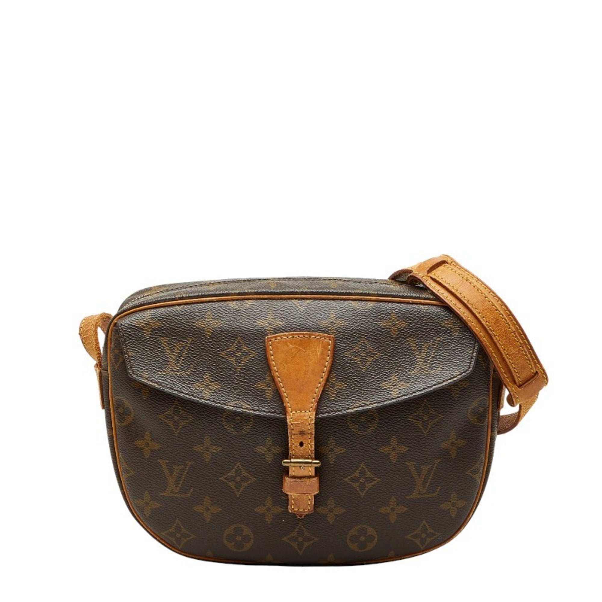 Louis Vuitton Brown Pvc Leather Shoulder Bag