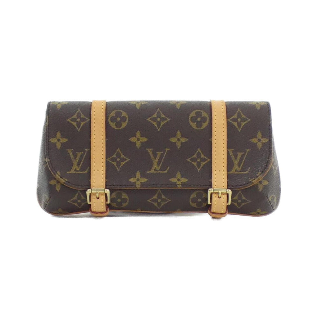Louis Vuitton Marron Coated Canvas Fanny Pack Pochette