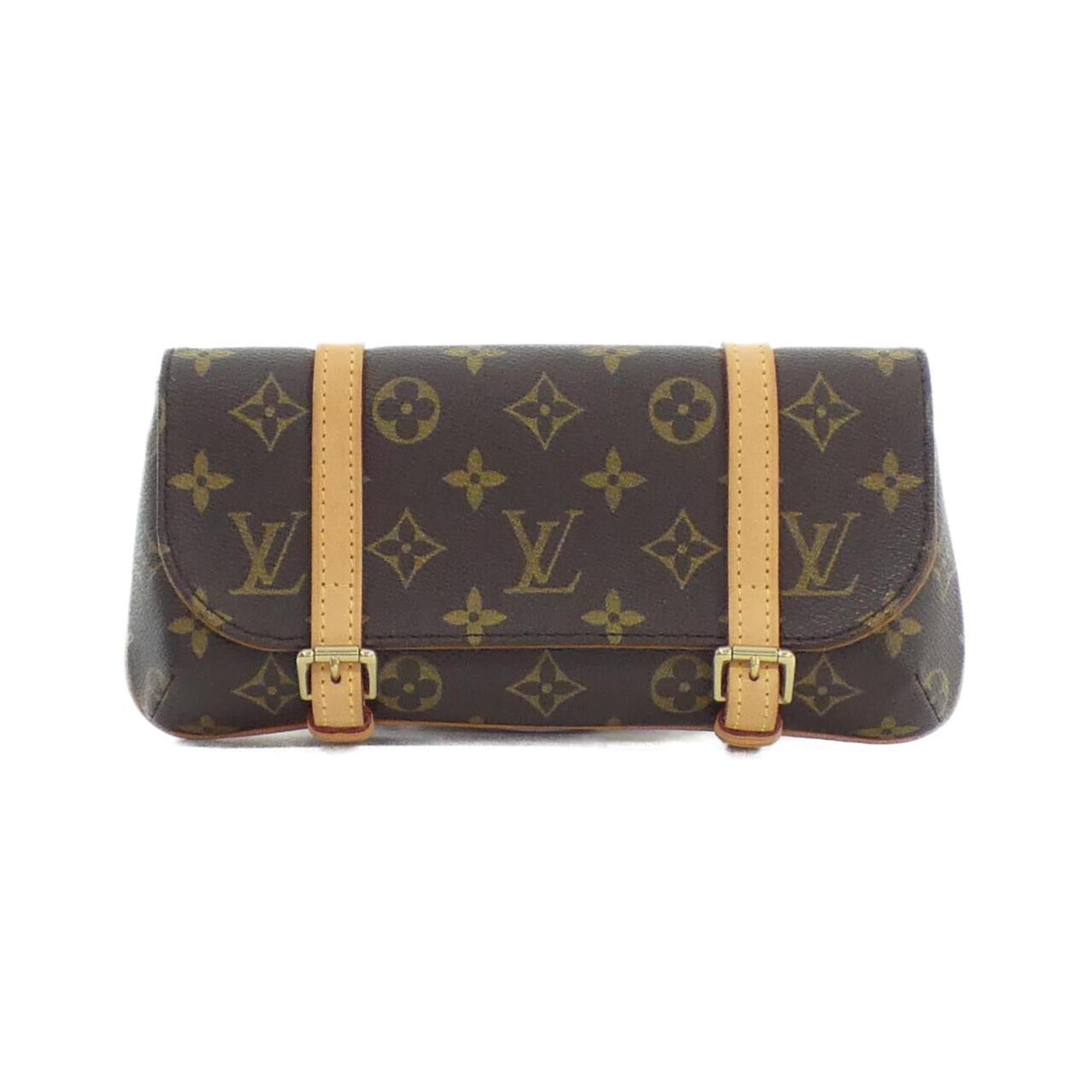 Louis Vuitton Marron Coated Canvas Fanny Pack Pochette