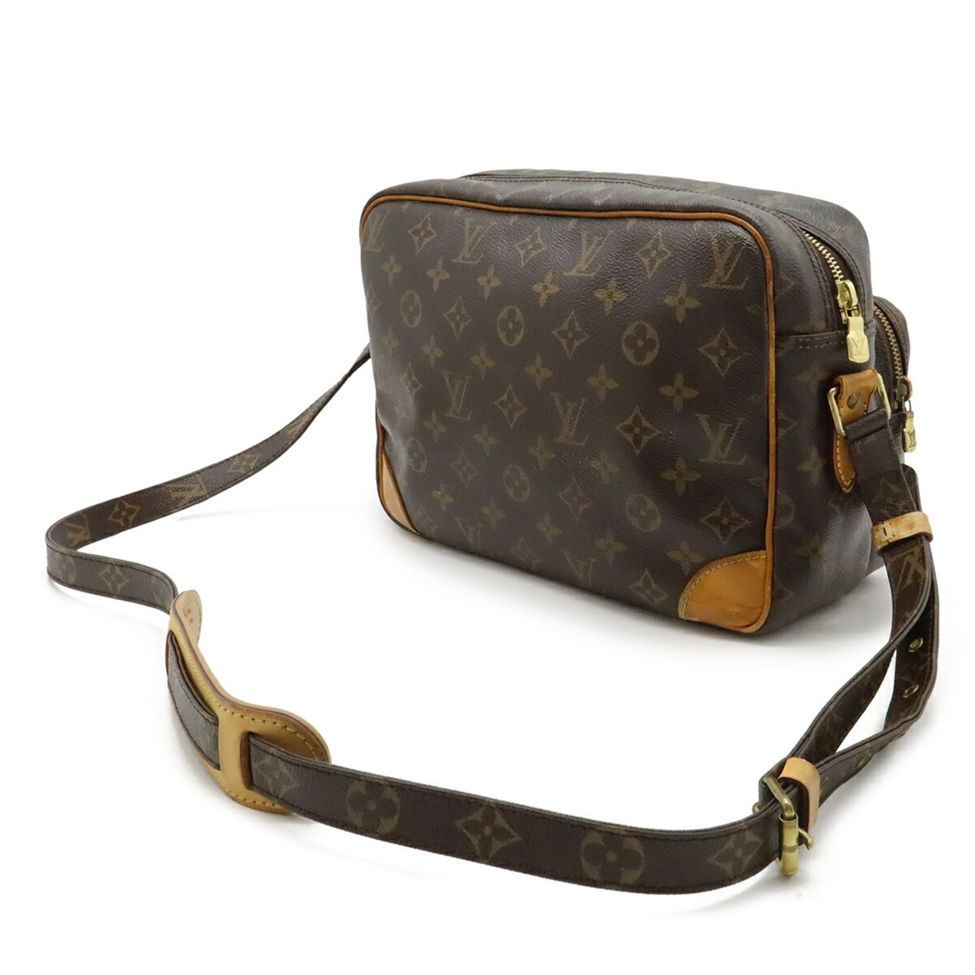 Louis Vuitton Brown Canvas Handbag Shoulder Bag
