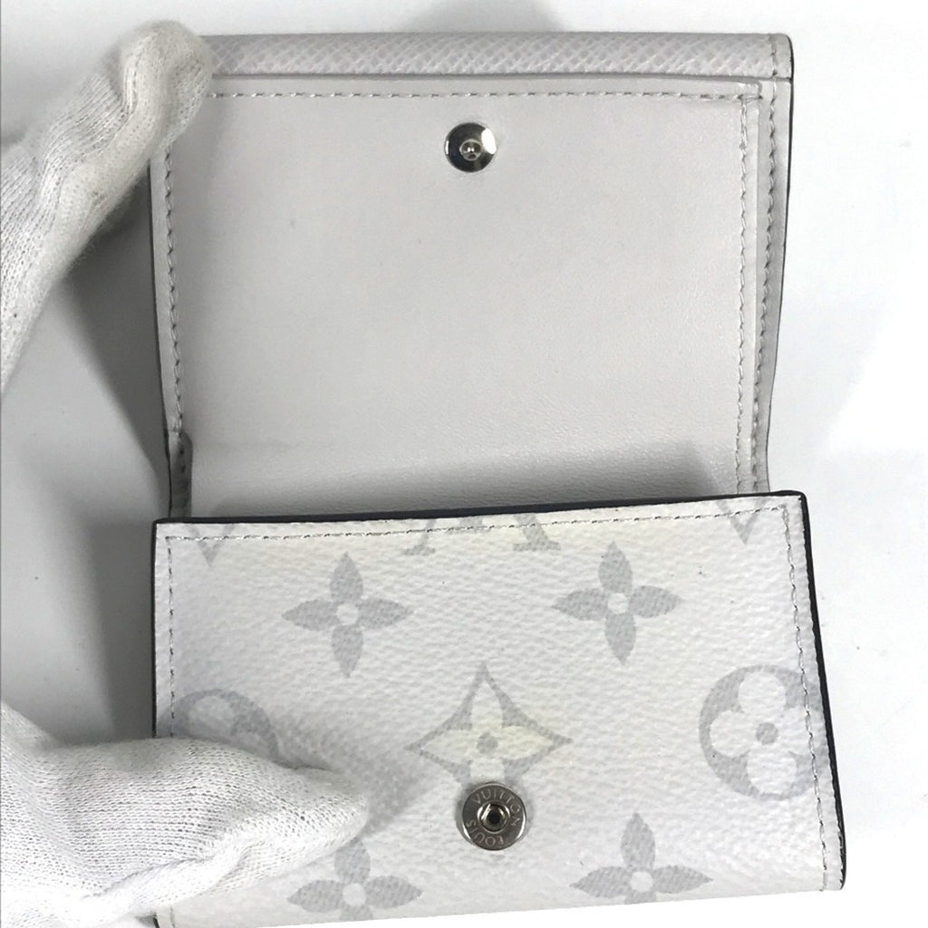 Louis Vuitton Taigarama Blanc White Taigarama Wallet (Tri-Fold)