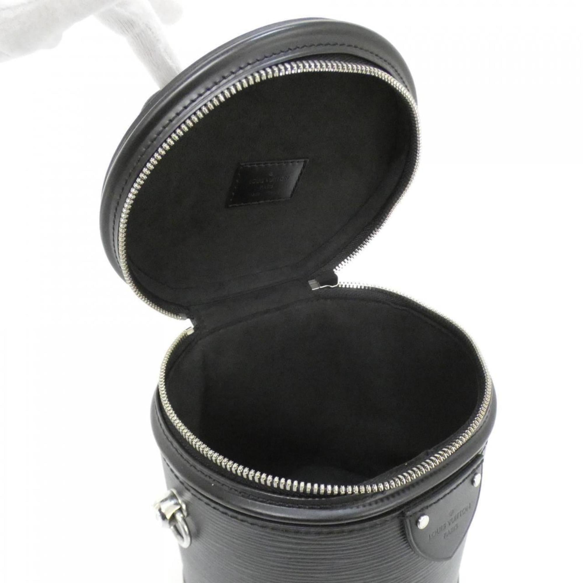 Louis Vuitton Black Leather Handbag