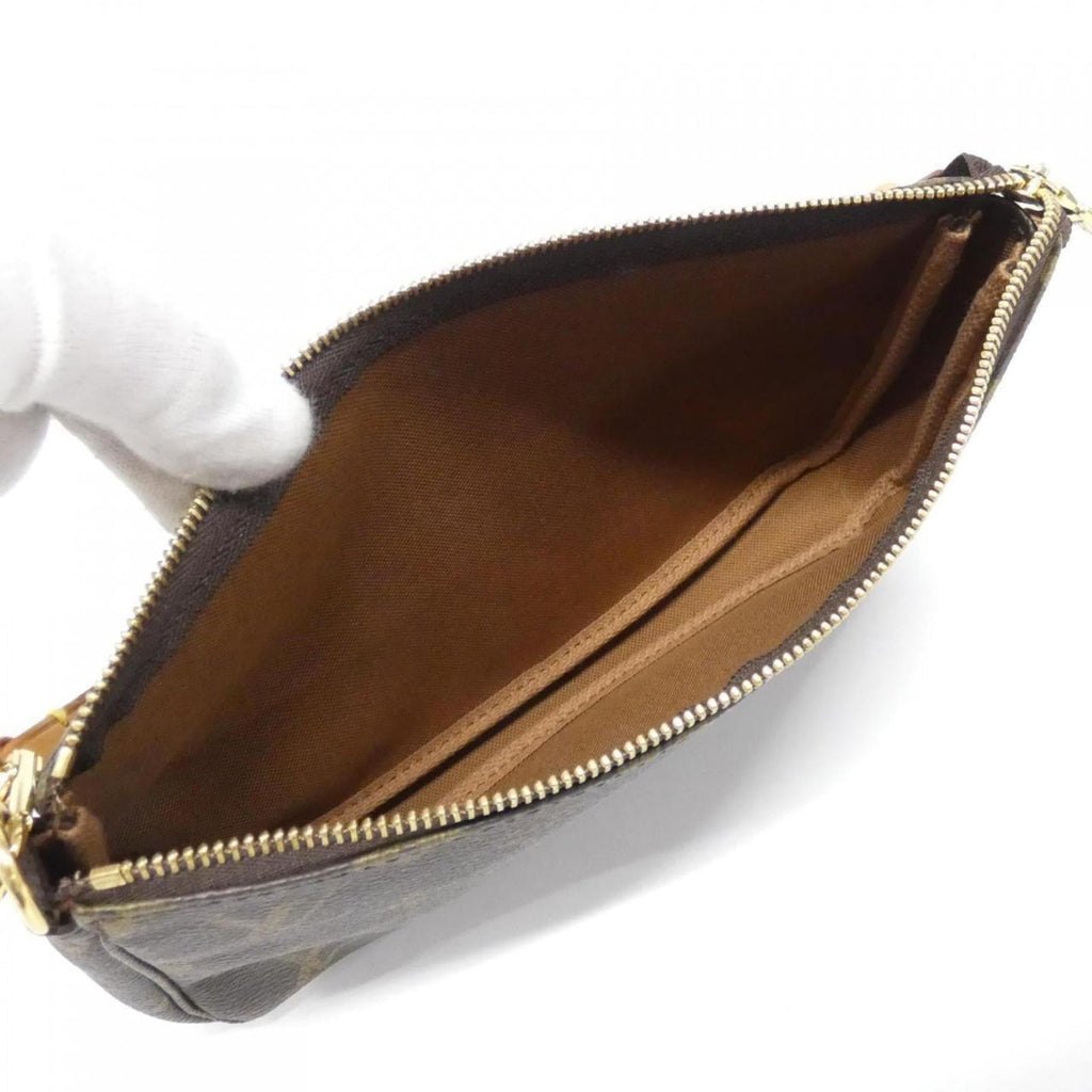 Louis Vuitton Marron Coated Canvas Pouch