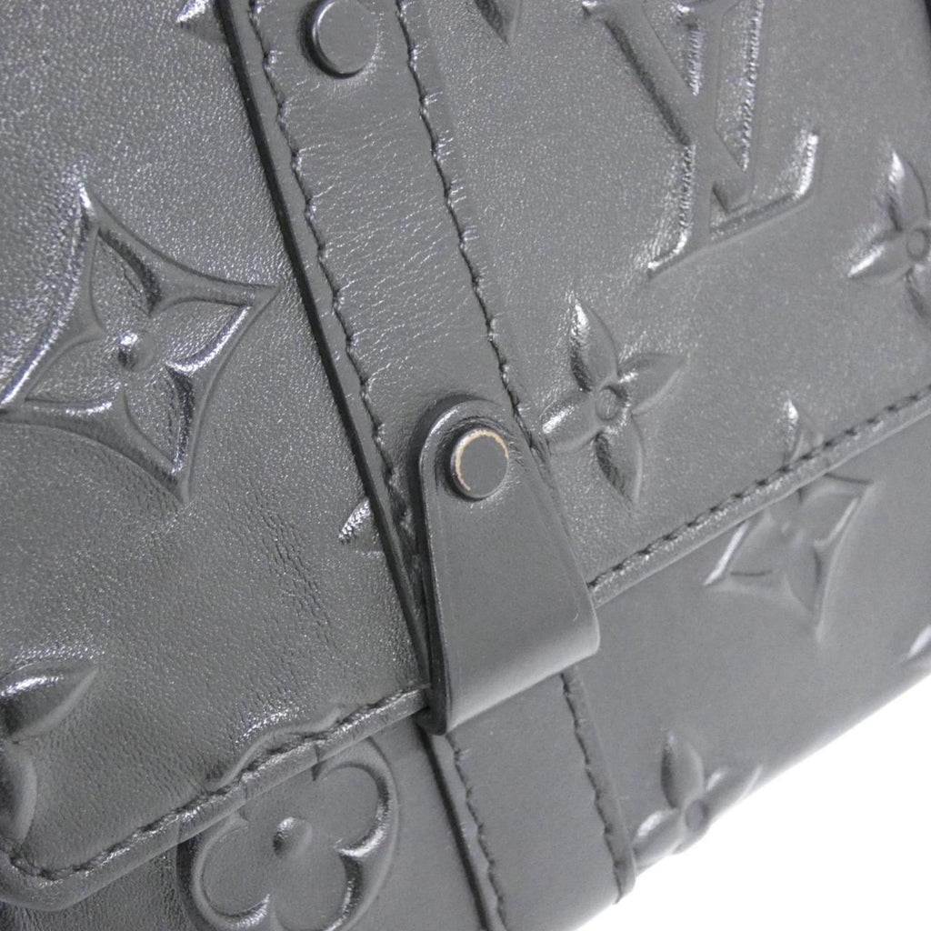 Louis Vuitton Monogram Black Leather Shoulder Bag