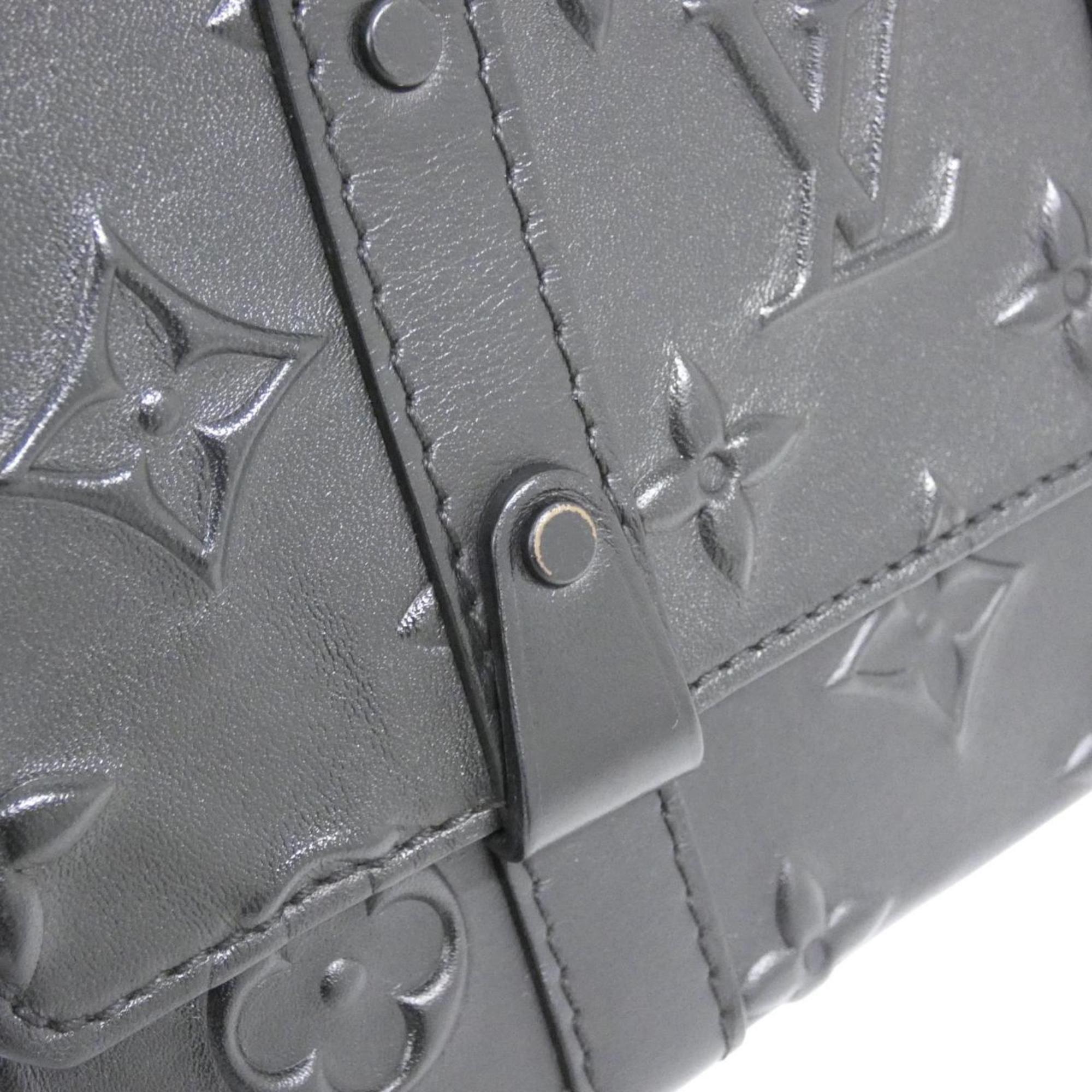 Louis Vuitton Monogram Black Leather Shoulder Bag