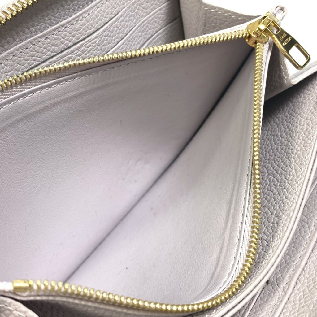 Louis Vuitton Monogram Empreinte Gray Monogram Empreinte Long Wallet