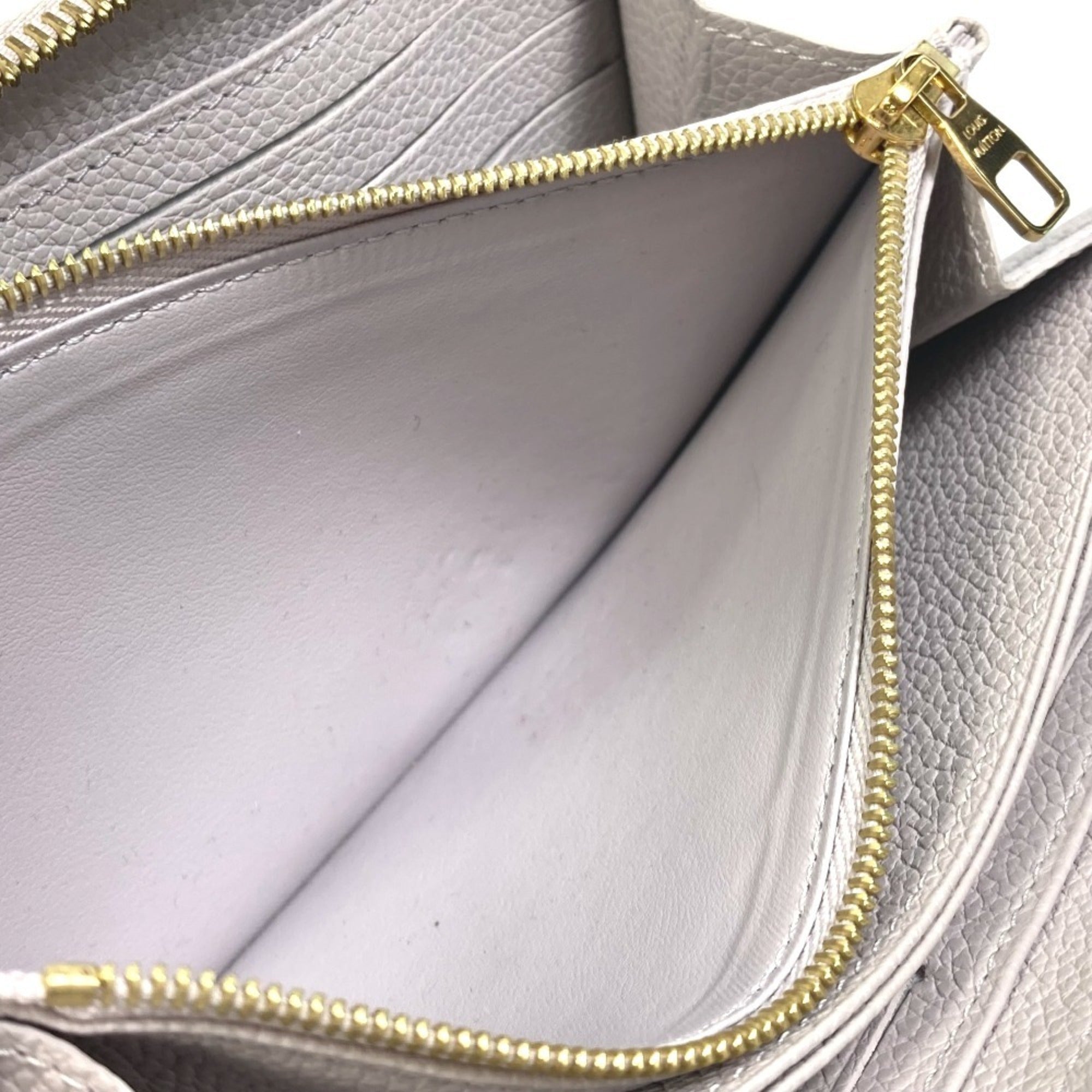 Louis Vuitton Monogram Empreinte Gray Monogram Empreinte Long Wallet