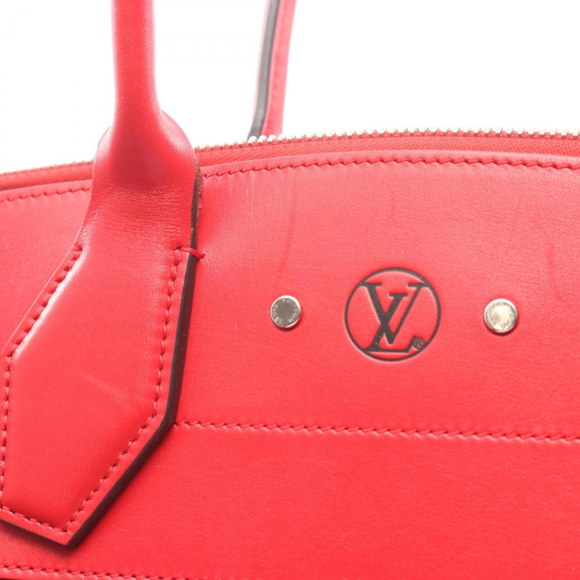 Louis Vuitton Red Color Leather Handbag