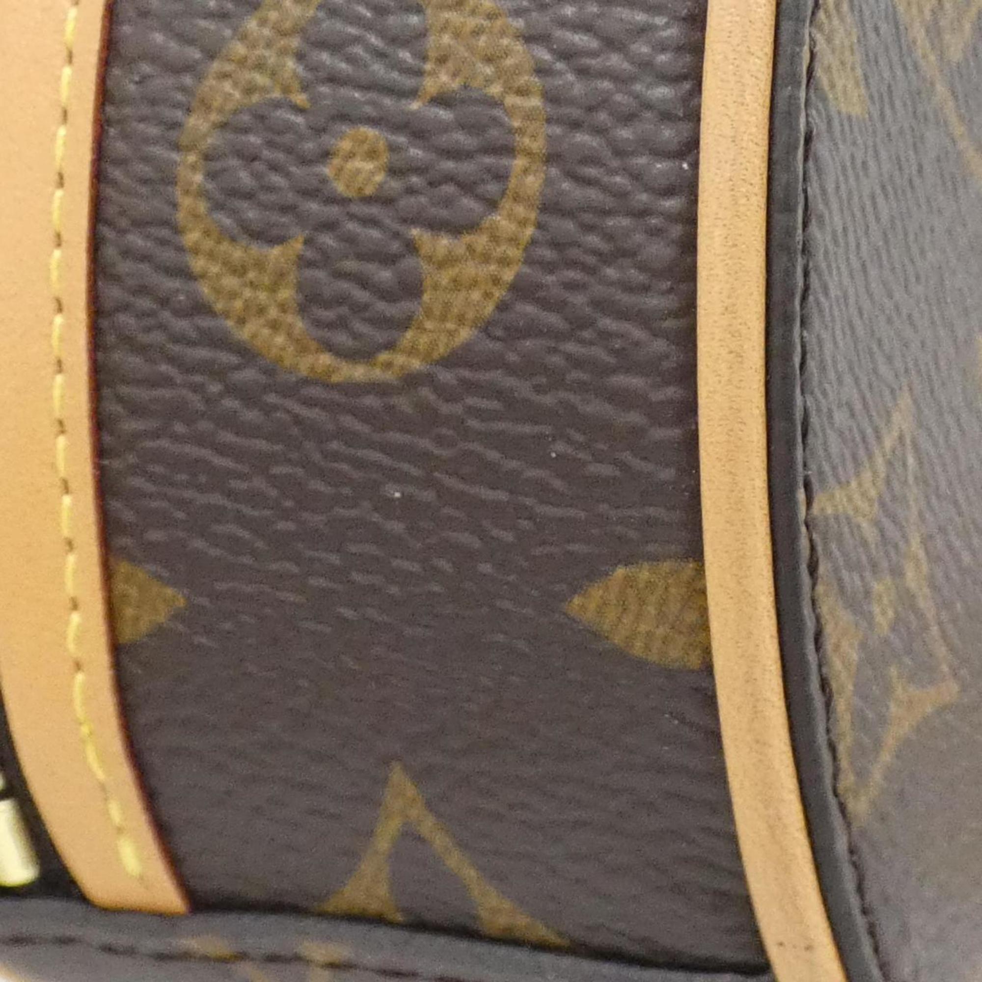 Louis Vuitton Marron Coated Canvas Handbag