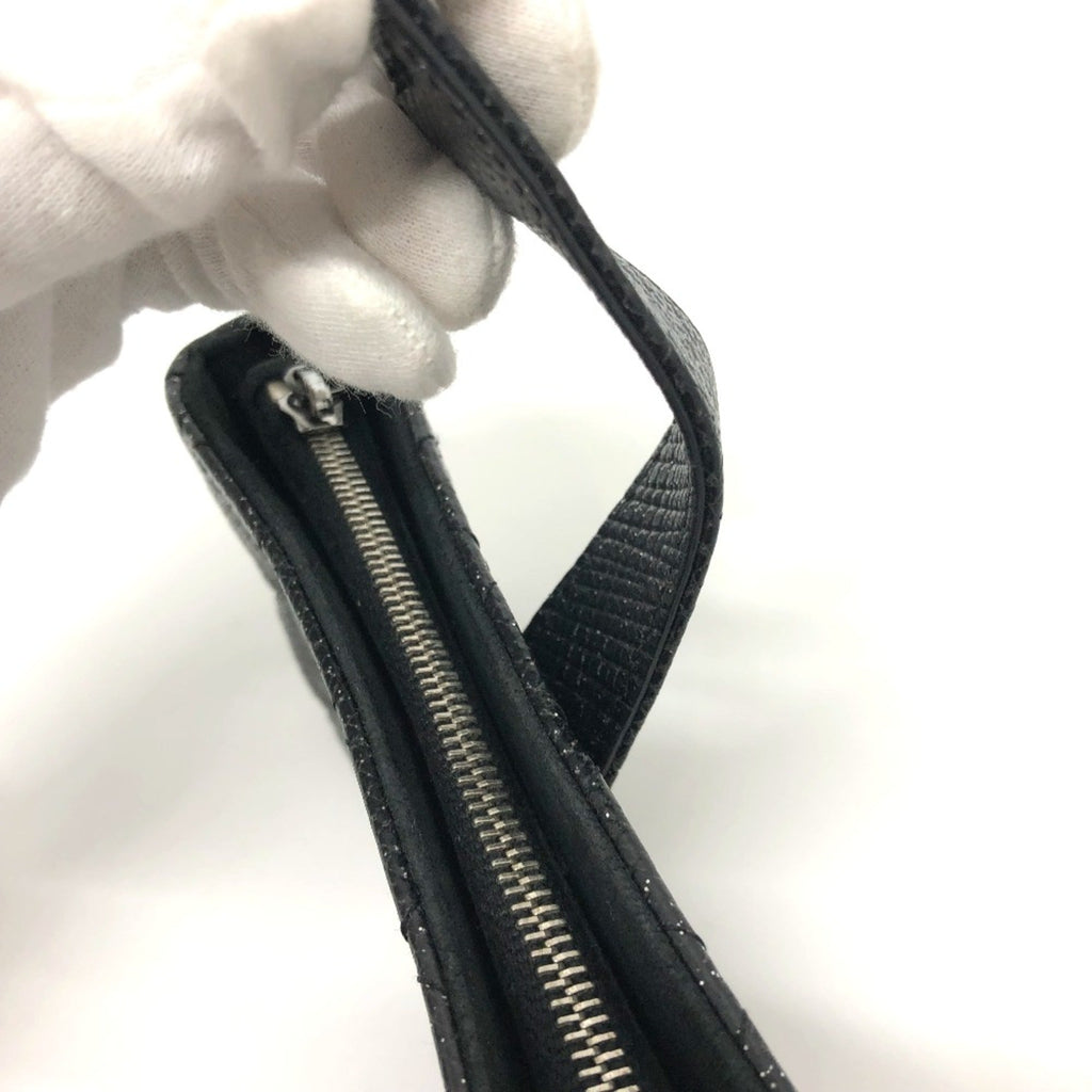 Chanel Black Leather Pouch