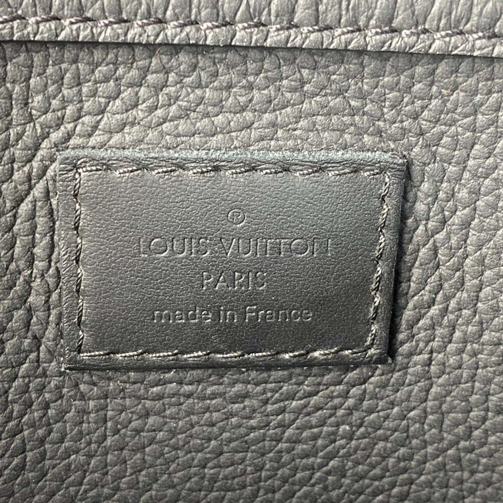 Louis Vuitton Black Leather Sling Bag